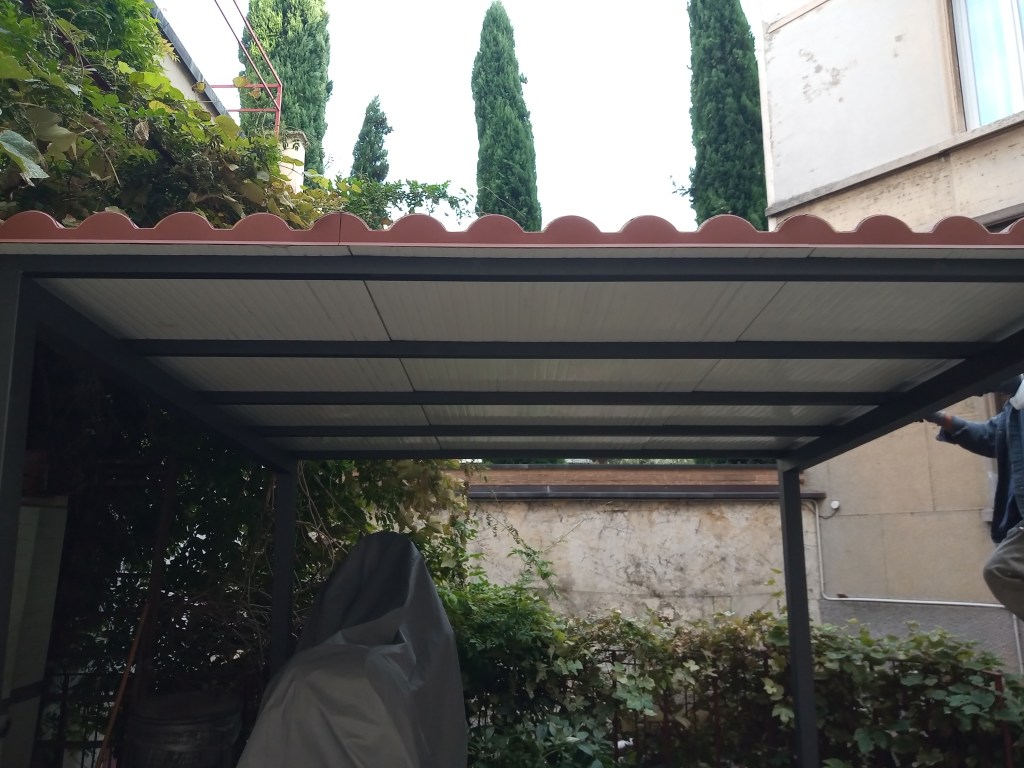 struttura per esterni in ferro fabbro milano rg